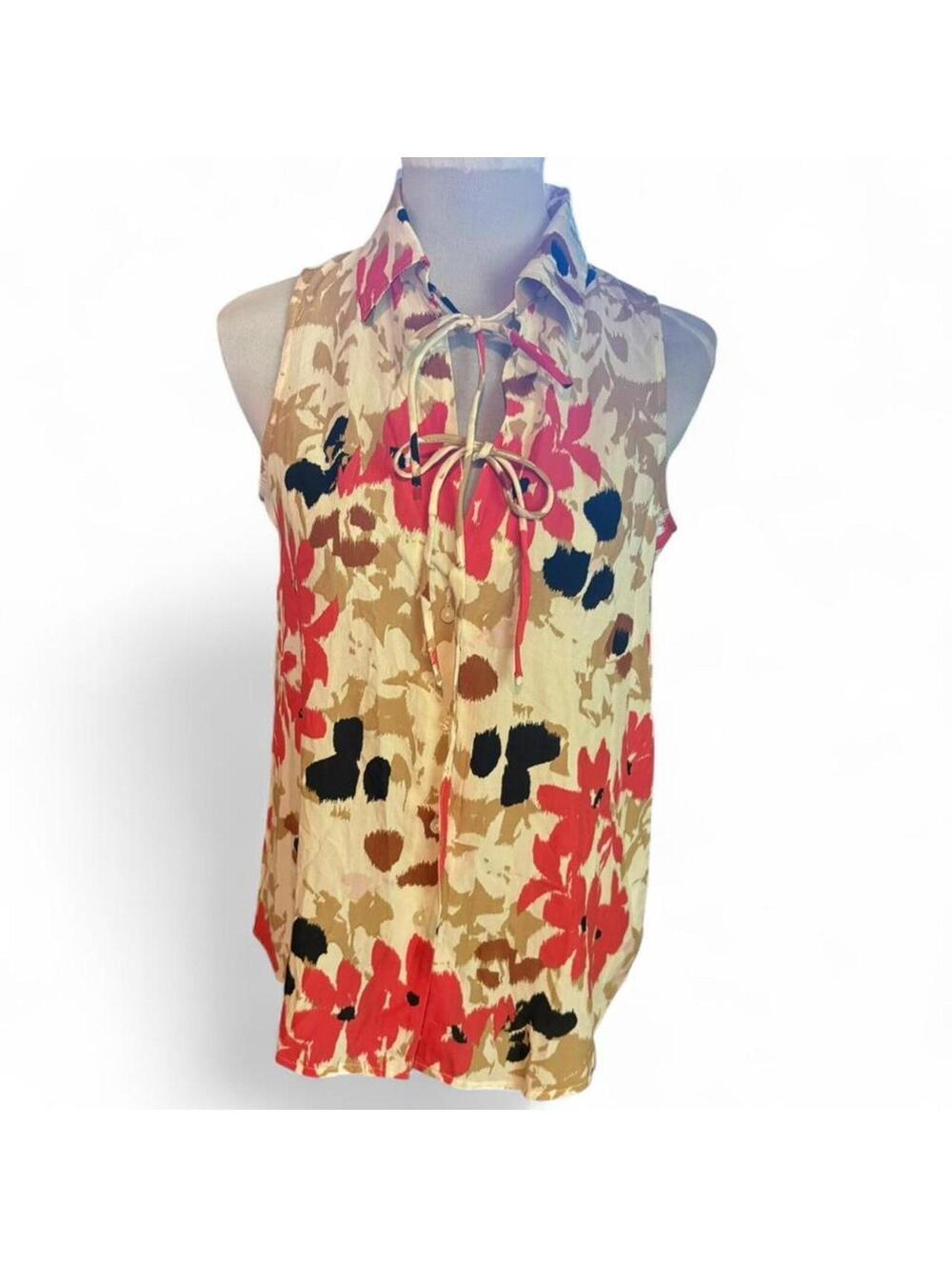 Loft floral sleeveless blouse Size: XS NWT